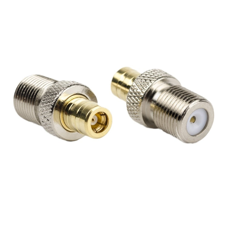 SMB Female To F Female Connector RF Coaxial Adapter - Connectors by buy2fix | Online Shopping UK | buy2fix