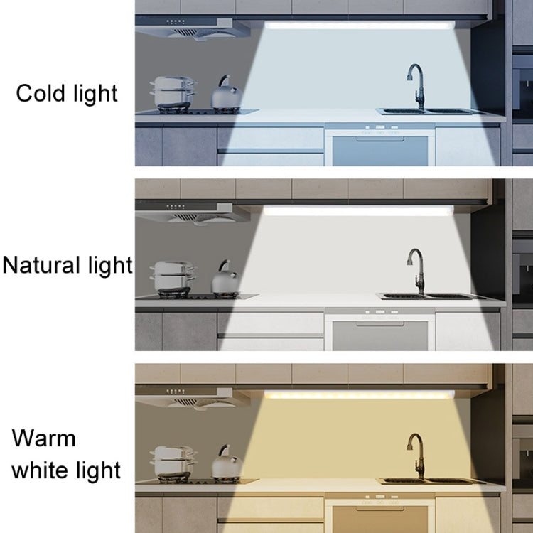 48cm LED Human Sensor Emergency Light USB Tri-color Dimmable Cabinet Lamp - Sensor LED Lights by buy2fix | Online Shopping UK | buy2fix