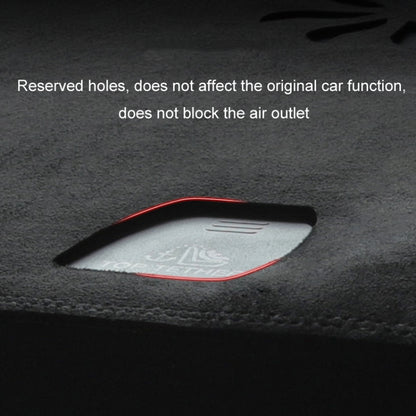 For 2024 Tesla Model 3 Dashboard Car Suede Light-Proof Pad - Sound & Heat Insulation Cotton by buy2fix | Online Shopping UK | buy2fix