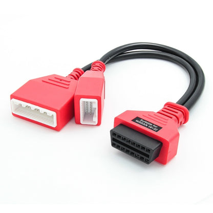 16+32 PIN OBD Gateway Adapter For Nissan(Red) - Cables & Connectors by buy2fix | Online Shopping UK | buy2fix