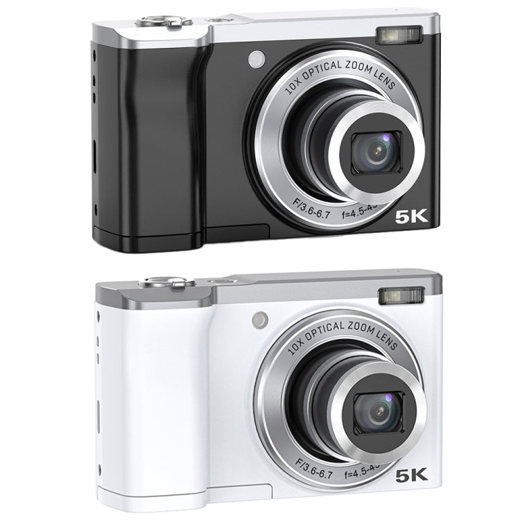 DC305X 5K/30FPS 2.8-Inch HD Shooting 5X Optical Zoom Anti-Shake Digital Camera, Color: White EU Plug - Children Cameras by buy2fix | Online Shopping UK | buy2fix