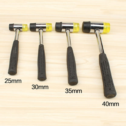 30mm No Bounce Mounting Hammer Handmade DIY Double Face Tap Rubber Hammer - Hammer by buy2fix | Online Shopping UK | buy2fix