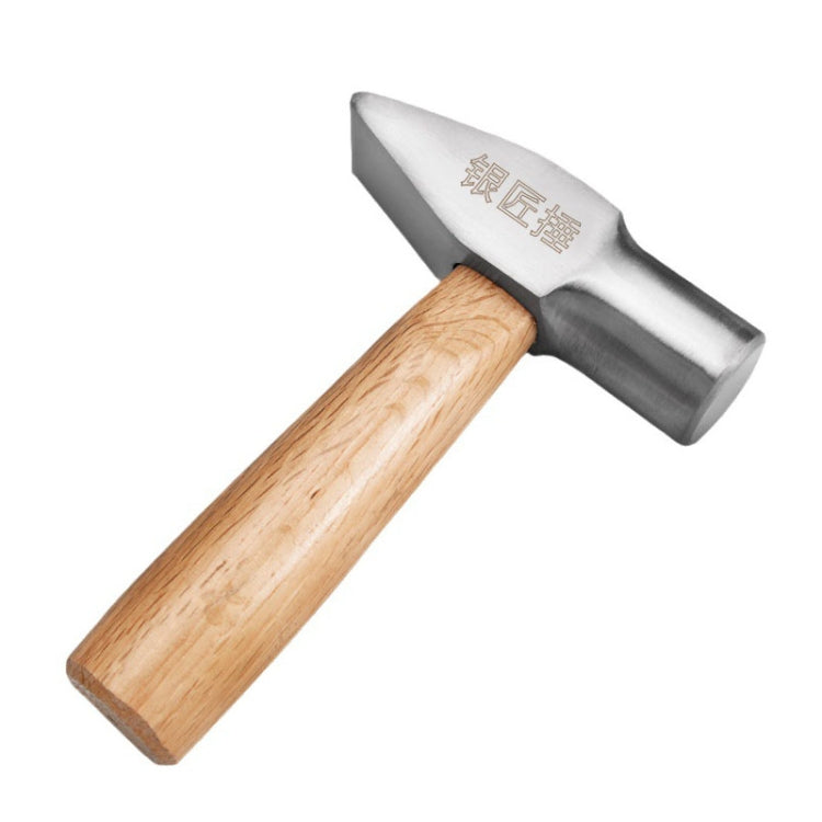 MYTEC Medium Silversmith Hammer Tool Short Handled Small Hammer Handmade Round Head Duckbill Hammer - Hammer by MYTEC | Online Shopping UK | buy2fix