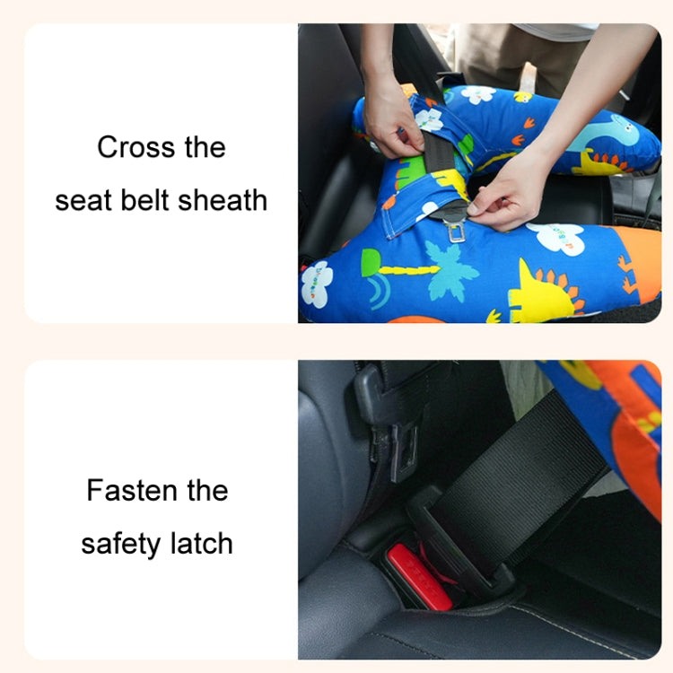 55x66cm Children Car Seat Belt Prevent Neck Strangulation Sleeping Pillow(Astronaut) - Seat Accessories by buy2fix | Online Shopping UK | buy2fix