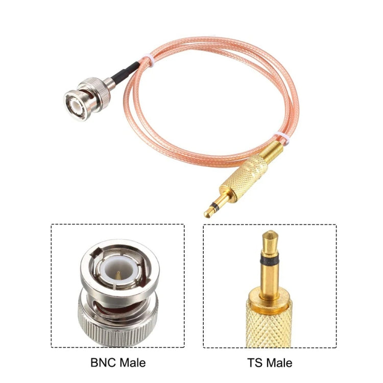 15cm BNC Male To 3.5mm Male Stereo Adapter Coaxial Power Audio RG316 Cable - Connectors by buy2fix | Online Shopping UK | buy2fix