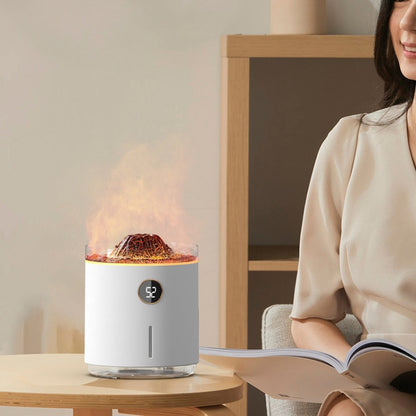 HX127 Mini Volcano Lava Aromatherapy Diffuser Small Household Atmosphere Humidifier, Color: White - Air Purifiers & Accessories by buy2fix | Online Shopping UK | buy2fix