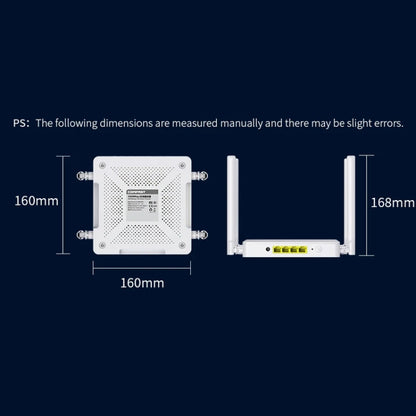 COMFAST CF-WR630AX 3000Mbps Dual-Band WiFi6 MESH Router 4x5dBi Antenna UK Plug - Wireless Routers by COMFAST | Online Shopping UK | buy2fix