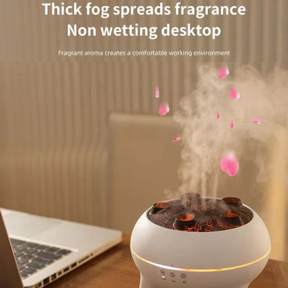 Dynamic Multi-Spray Aromatherapy Diffuser With Colorful Lights Remote Control Humidifier EU Plug(V80 Spit Circle Upgrade Model) - Air Purifiers & Accessories by buy2fix | Online Shopping UK | buy2fix