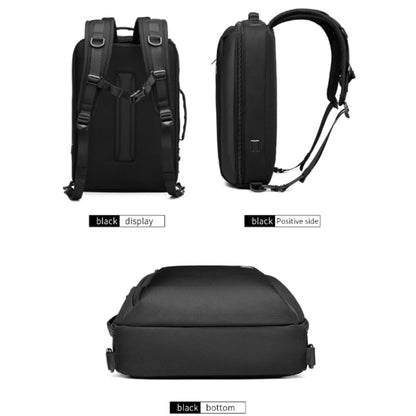 Ozuko Business Laptop USB Backpack Men Schoolbag(Black) - Backpack by ozuko | Online Shopping UK | buy2fix