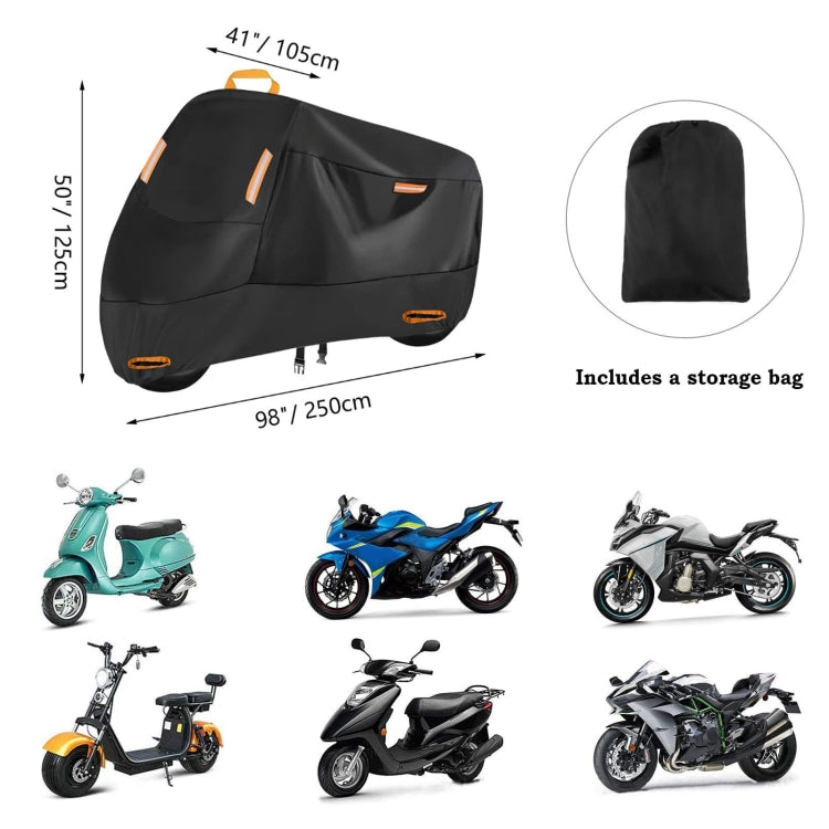 Motorcycle Rain Sun Protection Cover Oxford Cloth Dustproof With Anti-theft Buckle, Size: M - Raincoat by buy2fix | Online Shopping UK | buy2fix