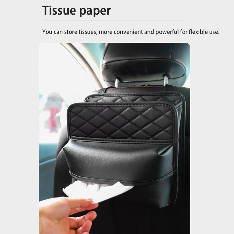 2 In 1 Car Seat Back Storage Hanging Tissue Bag, Style: Enlarged - Stowing Tidying by buy2fix | Online Shopping UK | buy2fix