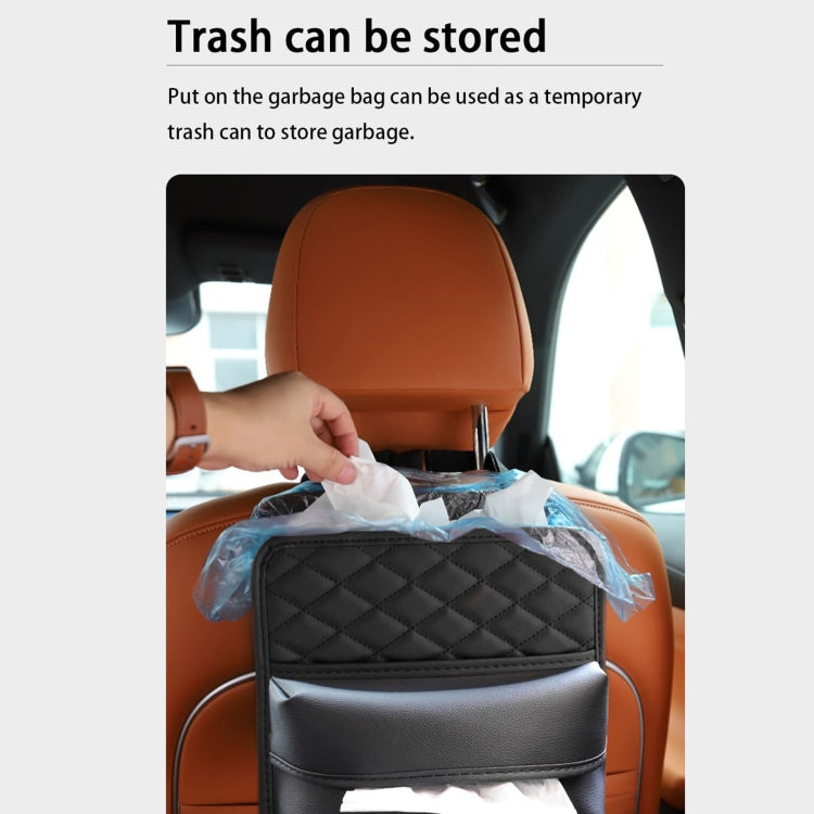 2 In 1 Car Seat Back Storage Hanging Tissue Bag, Style: Enlarged - Stowing Tidying by buy2fix | Online Shopping UK | buy2fix