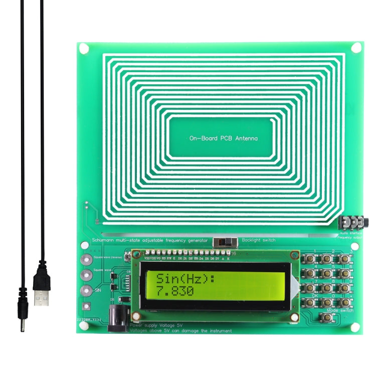 0.001HZ-200KHZ 7.83HZ Schumann Wave Signal Generator DDS Pure Sine Frequency Modulation - Boards & Shields by buy2fix | Online Shopping UK | buy2fix