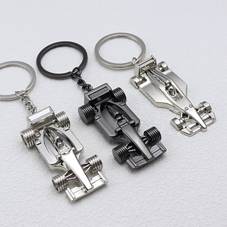 F1 Racing Car Keychain Portable Bag Decoration Pendant, Style: X-035 Hollow Black - Key Rings by buy2fix | Online Shopping UK | buy2fix