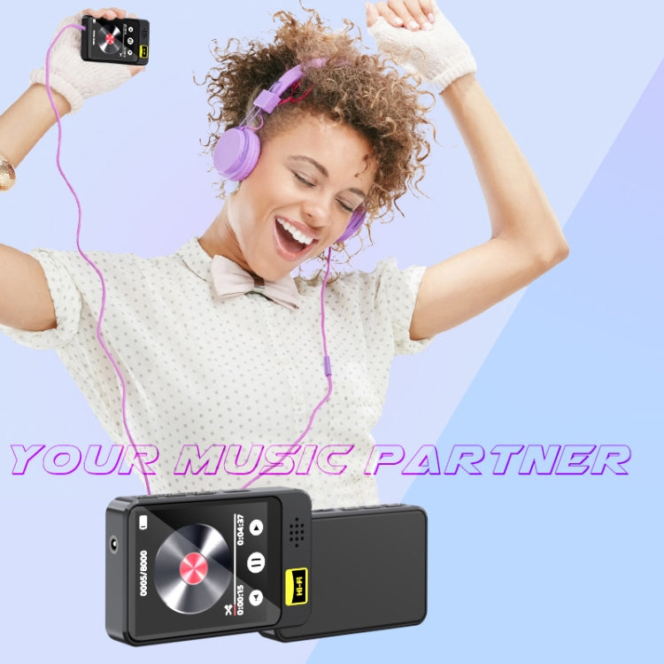 MP3 / MP4 Music Player Bluetooth Radio E-book Playback Walkman, Memory: No TF Card(Black) - MP3 Player by buy2fix | Online Shopping UK | buy2fix