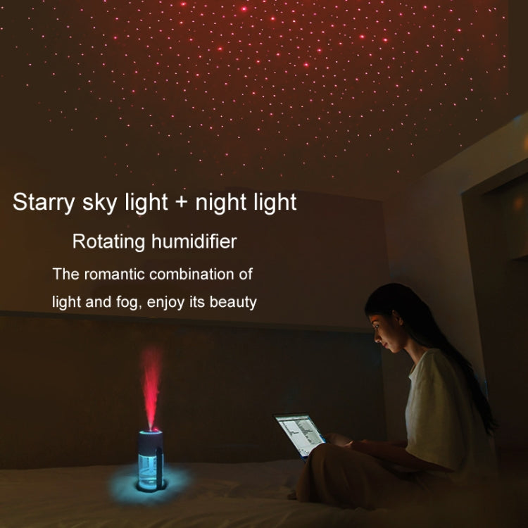 280ml Star Projection Light Humidifier USB Car Diffuser Humidifier Household Hydrating Atomizer, Color: White - Air Purifiers & Accessories by buy2fix | Online Shopping UK | buy2fix