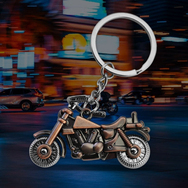 Simulation Cool Motorcycle Keychain Metal Decoration Pendant, Style: X-104 Green Antique - Key Rings by buy2fix | Online Shopping UK | buy2fix