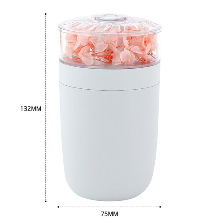 230ml Flower Air Humidifier USB Home Car Aroma Humidifier With Colorful Ambient Light(Pink) - Air Purifiers & Accessories by buy2fix | Online Shopping UK | buy2fix