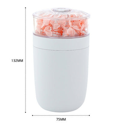 230ml Flower Air Humidifier USB Home Car Aroma Humidifier With Colorful Ambient Light(White) - Air Purifiers & Accessories by buy2fix | Online Shopping UK | buy2fix