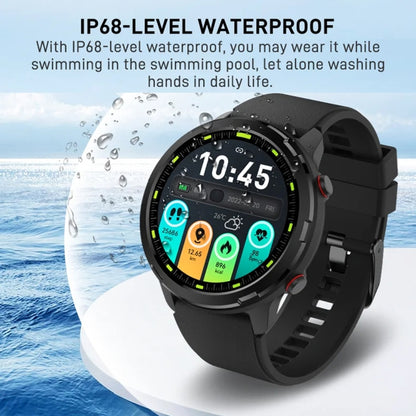 Outdoor GPS Sport Watch 1.32inch HD Round Screen Multi Sport Mode Smartwatch(Silver) - Smart Watches by buy2fix | Online Shopping UK | buy2fix