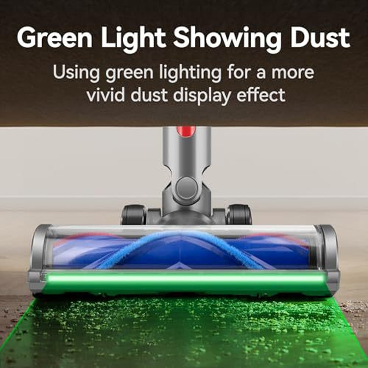 For Dyson V7 V8 V10 V11 V15 Soft Velvet Suction Head With Full Range Dust Display Light - For Dyson Accessories by buy2fix | Online Shopping UK | buy2fix