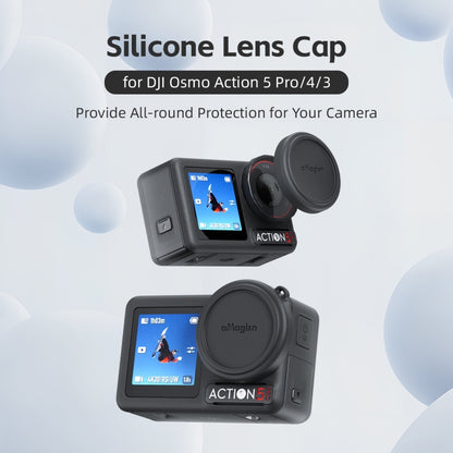 For DJI Osmo Action 5 Pro / 4 / 3 aMagisn Silicone Lens Protective Cover - Other by aMagisn | Online Shopping UK | buy2fix