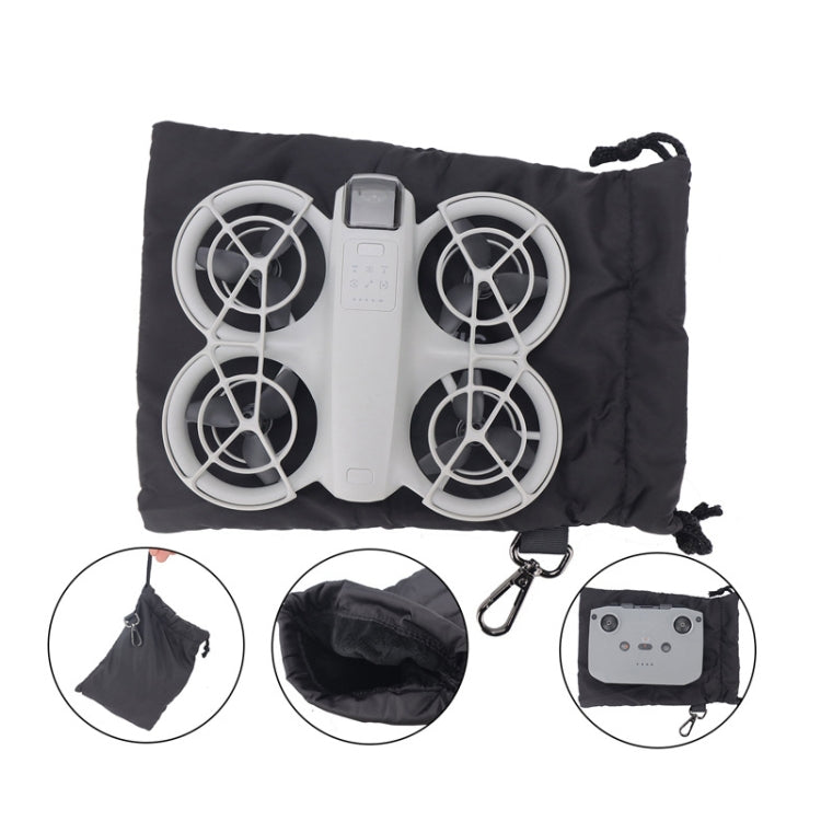 For DJI Neo CQT Body Remote Control Storage Bag Waterproof Dirt-Resistant Drawstring Portable Handbag, Style: Body Pouch+Remote Control Pouch - Cases & Bags by CQT | Online Shopping UK | buy2fix