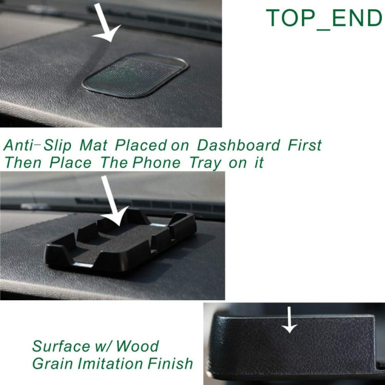 DM-006 Car Mobile Phone Navigation Bracket Instrument Panel Non-slip Storage Box(S) - Stowing Tidying by buy2fix | Online Shopping UK | buy2fix