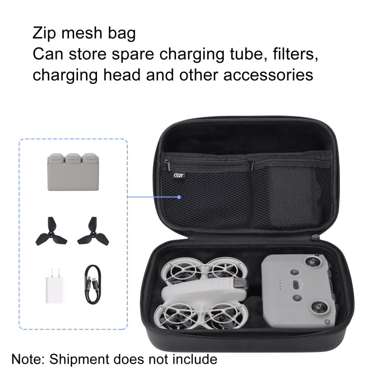 For DJI Neo CQT Fly More Combo Storage Bag Pressure Resistant Drop-proof Large Capacity Suitcase - Cases & Bags by CQT | Online Shopping UK | buy2fix