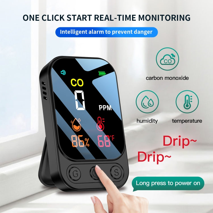 3 In 1 Multifunctional Portable Carbon Monoxide Detector(White) - Air & Water Quality Tester by buy2fix | Online Shopping UK | buy2fix