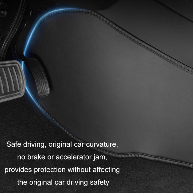 For Tesla Center Console Side Anti-kick Protective Pad, Style: For 2017-2023 Model 3 Center Console Sides TPE - Seat Accessories by buy2fix | Online Shopping UK | buy2fix