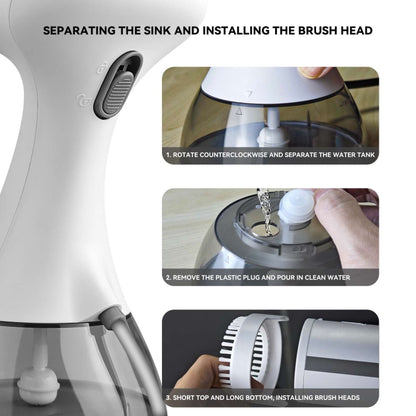 Small Portable Handheld Household Steam Spray Clothes Wrinkle Removal Iron, Size: US Plug(White) - Garment Steamer by buy2fix | Online Shopping UK | buy2fix