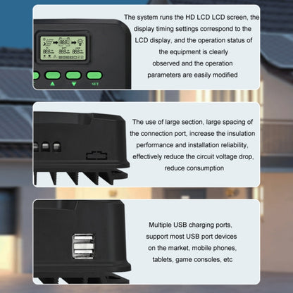 12V/24V 40A MPPT Smart Solar Charge Controller, Model: CM-D40 - Others by buy2fix | Online Shopping UK | buy2fix