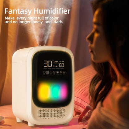 FS101 3.5L Colorful Light Home Bluetooth Music Aromatherapy Humidifier, Spec: EU Plug(Whtie) - Air Purifiers & Accessories by buy2fix | Online Shopping UK | buy2fix