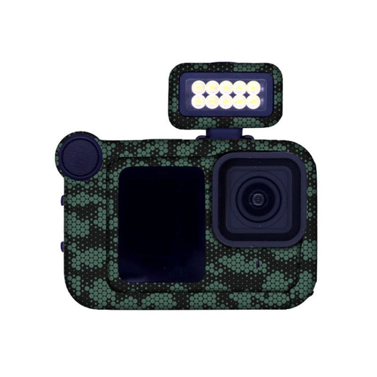 For GOPro HERO13 Black Camera Stickers Body Protective Film, Style: 16 Snake Scale Green - Stickers by buy2fix | Online Shopping UK | buy2fix