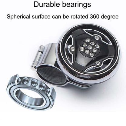 Car Steering Wheel Foldable Ball Bearing Turning Booster, Style: Carbon Fiber Pattern - Steering Wheel Accessories by buy2fix | Online Shopping UK | buy2fix