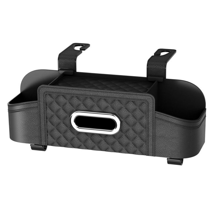 Multifunctional Car Seat Back Tissue Storage Box Hanging Bag(Black) - Stowing Tidying by buy2fix | Online Shopping UK | buy2fix