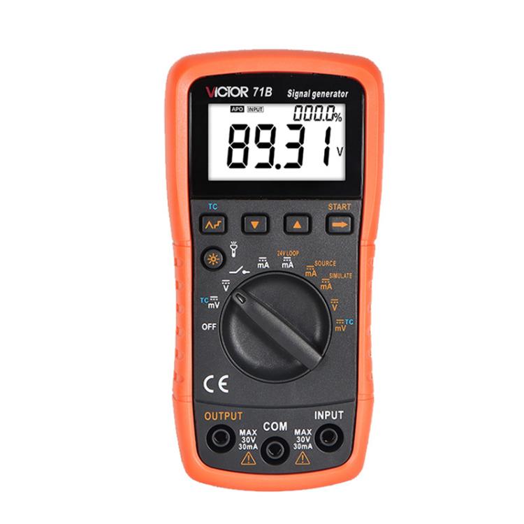 Victor Output Current Voltage Process Signal Source Multimeter, Model: VC71B - Digital Multimeter by Victor | Online Shopping UK | buy2fix