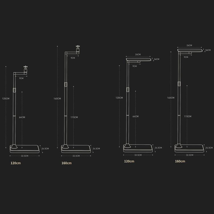 Xiaotian Household Floor-standing Hidden Projector Telescopic Bracket, Spec: 1.6m Bend Model - Other by Xiaotian | Online Shopping UK | buy2fix