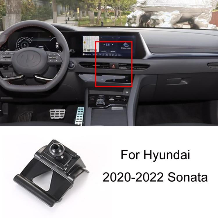 For Hyundai Car Special Mobile Navigation Bracket Base, Model: 20-22 Sonata - Special Car Holders by buy2fix | Online Shopping UK | buy2fix