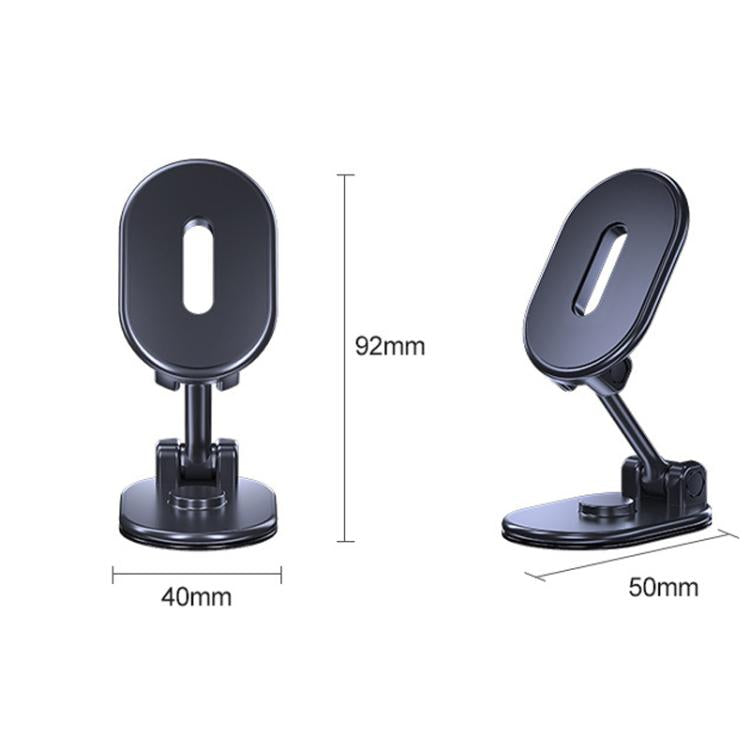 Foldable Magnetic Car Phone Holder Mount Multi-angle Adjustable Cellphone Navigation Bracket(Black) - Universal Car Holders by buy2fix | Online Shopping UK | buy2fix