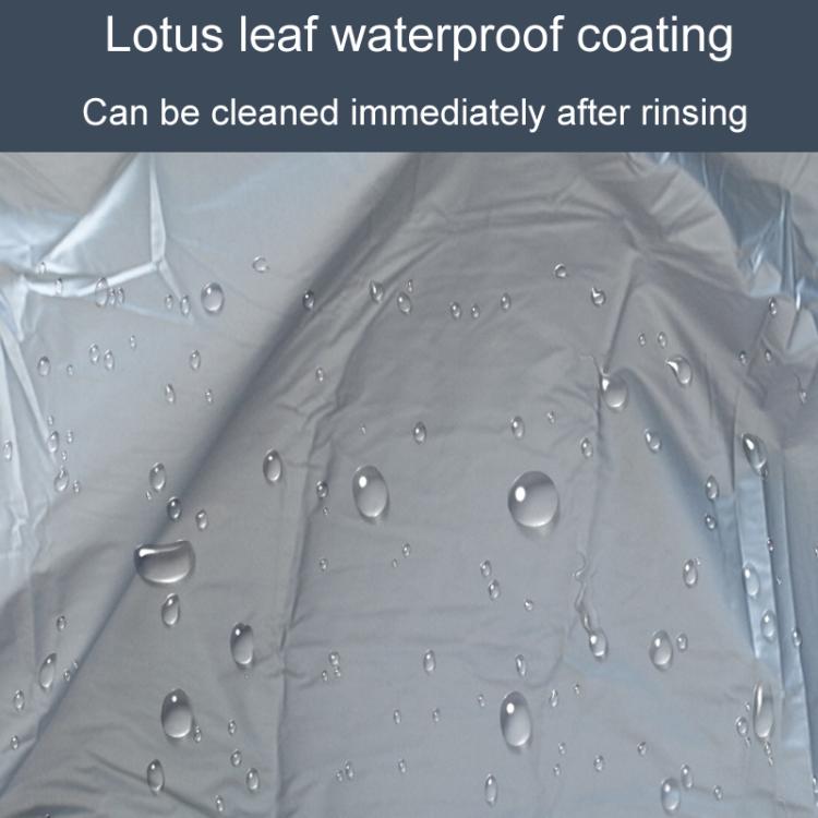 Car PE Film Waterproof And Dustproof Four Seasons Universal Coat Cover, Size: XXL(Silver Gray) - PE Material by buy2fix | Online Shopping UK | buy2fix