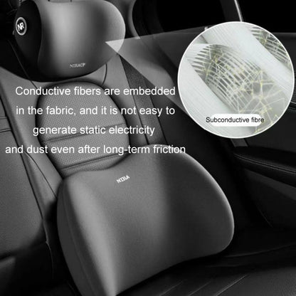 Car Mmemory Foam Support Driving Cushion, Color: Black Lumbar Support - Seat Accessories by buy2fix | Online Shopping UK | buy2fix