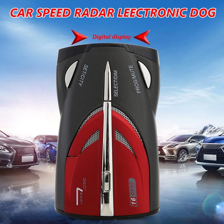 Car Radar Speed Detector Car Laser Enhanced Electronic Dog, Support English / Russian - Radar Detectors by buy2fix | Online Shopping UK | buy2fix