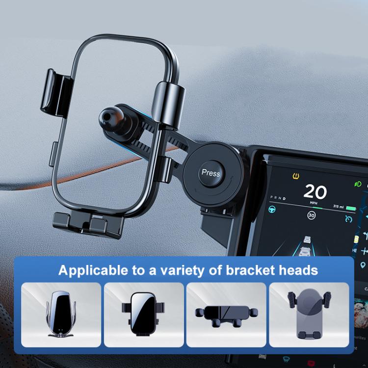 Retractable and Adjustable Car Phone Bracket Rotating Extension Rod Rack Accessories(For Screen) - Universal Car Holders by buy2fix | Online Shopping UK | buy2fix