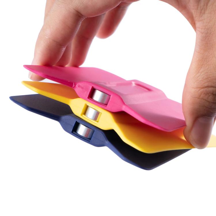 With Magnet Car Film Scraper Plastic Winged Scraper Tool(Pink) - Sticker Tools by buy2fix | Online Shopping UK | buy2fix