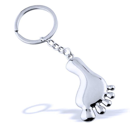 Small Feet Metal Keychain Gift - Key Rings by buy2fix | Online Shopping UK | buy2fix