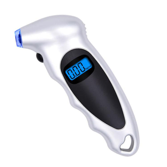 Car High-Precision Detection Digital Display Tire Pressure Gauge(Silver Black) - Tire Pressure Gauges by buy2fix | Online Shopping UK | buy2fix