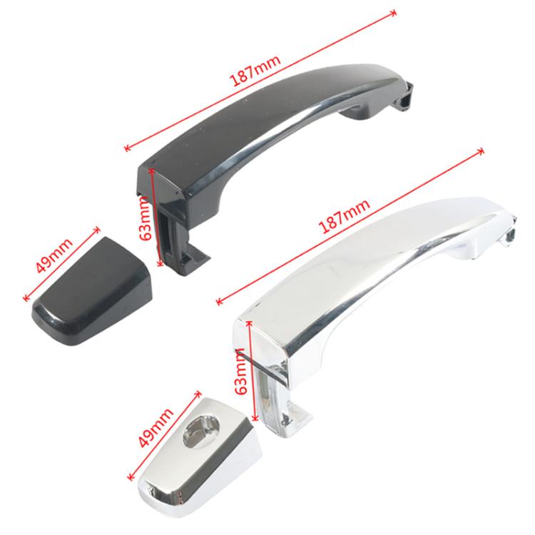 Car Door Outer Handle Accessories For Chevrolet Aveo, Model: Black Left Front 96468254/96468268 - Door Handles by buy2fix | Online Shopping UK | buy2fix