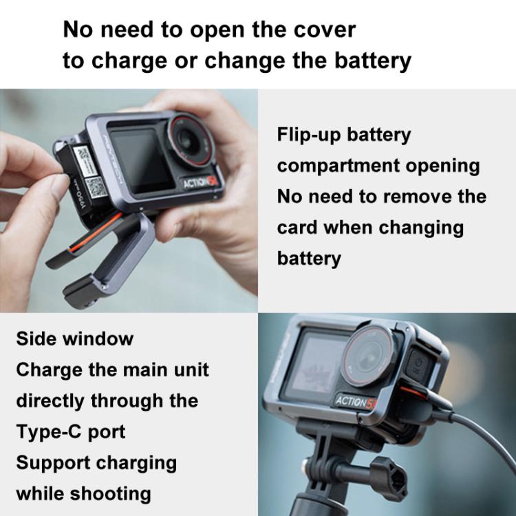 For DJI OSMO Action 5 Pro PGYTECH P-42C-010 Metal Rabbit Cage Aluminum Alloy Expanded Protective Border - Protection Frame by PGYTECH | Online Shopping UK | buy2fix